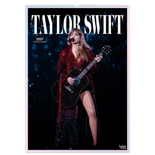 BrownTrout; Taylor Swift OFFICIAL | 2027 11.7 x 16.5 Inch (Hanging) Monthly A3 Poster Wall Calendar; Category:Wall Calendars; Image:1